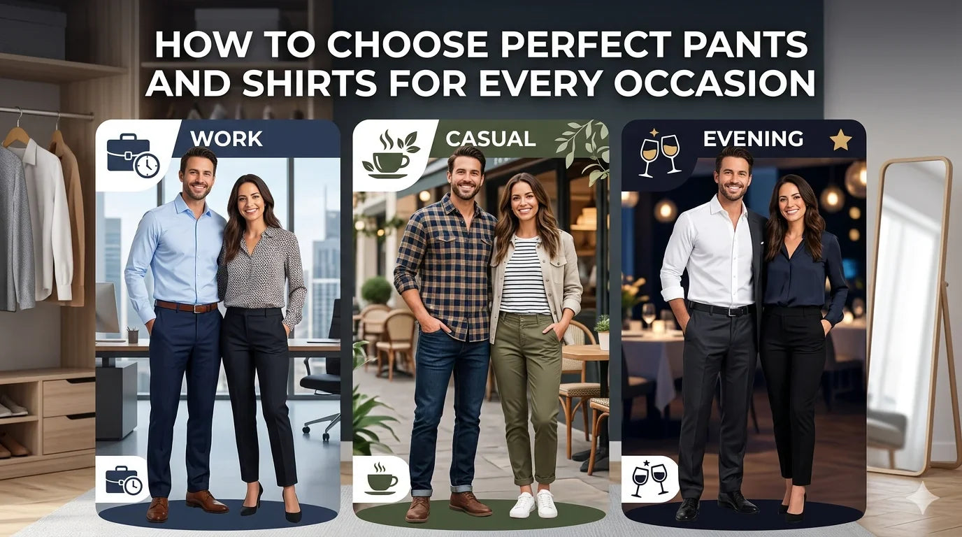 How to Choose Perfect Pants and Shirts for Every Occasion
