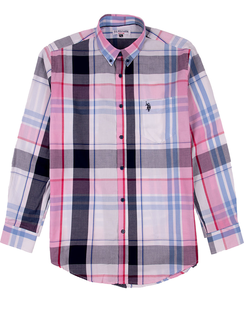 Man's plaid shirt 49-7315
