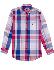 Man's plaid shirt 49-7315