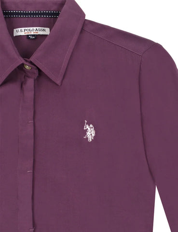 Women's Shirt USYLS-37-859-A Purple Color