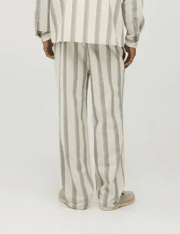 Woven Stripe Relaxed Fit Trouser Set