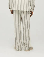 Woven Stripe Relaxed Fit Trouser Set